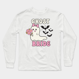 Cute Ghost Bride Halloween Long Sleeve T-Shirt