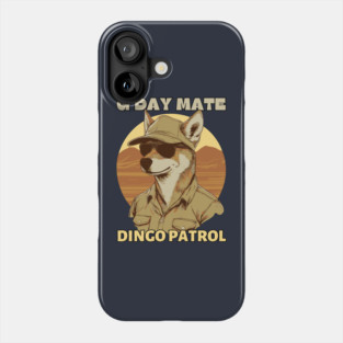 A Very Friendly Dingo Patrol Officer - G'day Mate Phone Case
