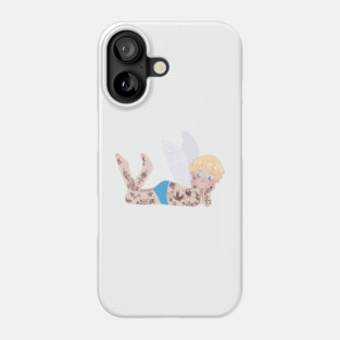 Cute tattooed angel Phone Case