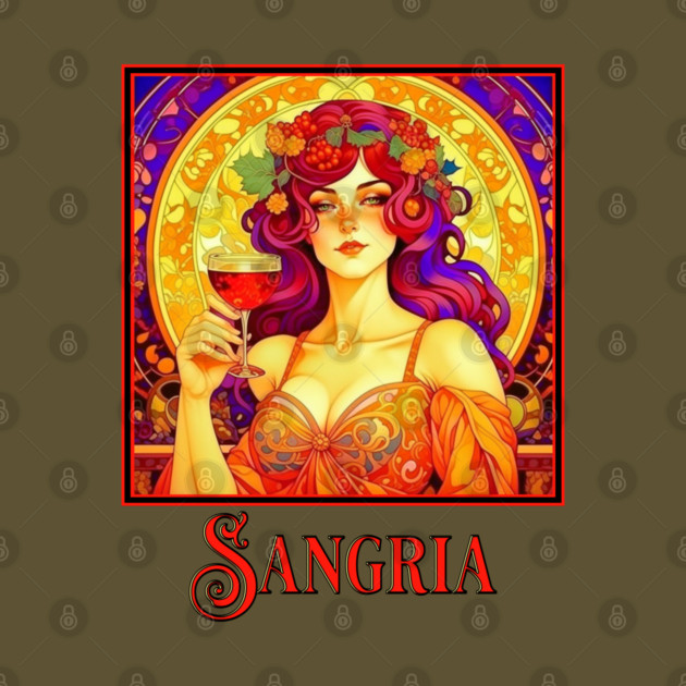 Art Nouveau Sangria by HolidayBug
