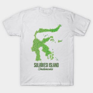 Sulawesi island Indonesia T-Shirt