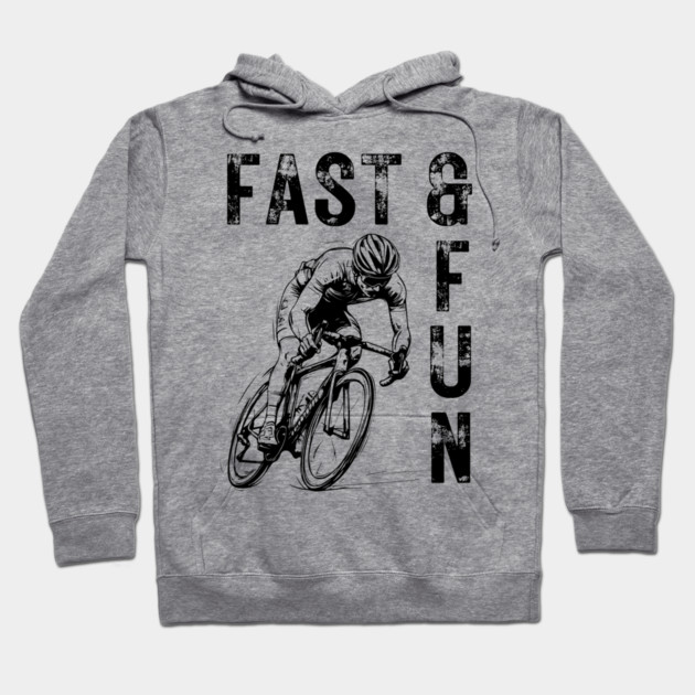 Cycling through Life - Dream of a Biker - Fast & Fun Hoodie by TuncGK