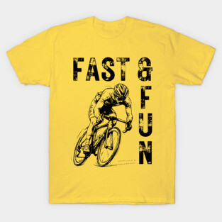 Cycling through Life - Dream of a Biker - Fast & Fun T-Shirt