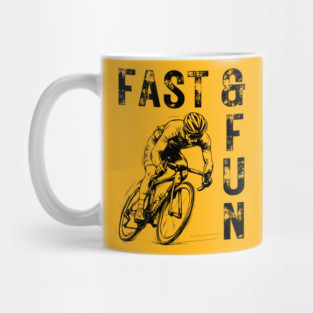 Cycling through Life - Dream of a Biker - Fast & Fun Mug