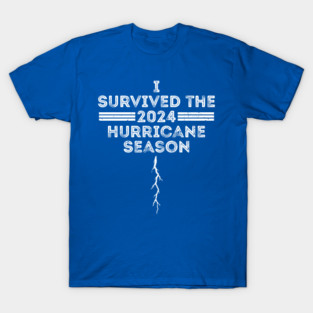 I Survived the 2024 Hurricane Season Vintage Hurricane Milton Survivor 2024 Florida T-Shirt