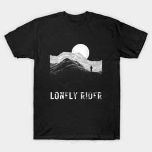 Lonely Rider - Alien Lands - Cyclist Motivation T-Shirt