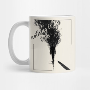 Nothing is Real - Surrealist Line Art Mug