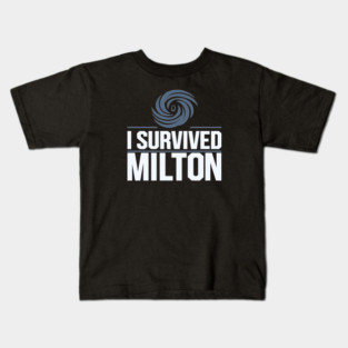 I Survived Milton Hurricane Kids T-Shirt