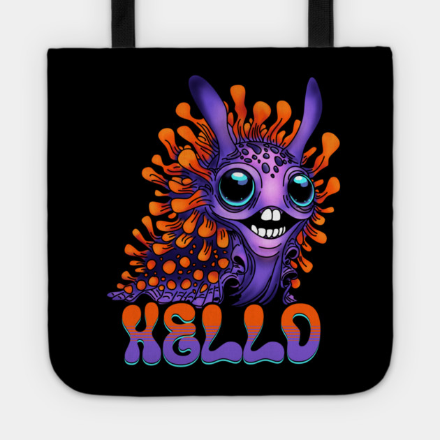 Happy Spanish Shawl Nudibranch Tote by H. R. Sinclair
