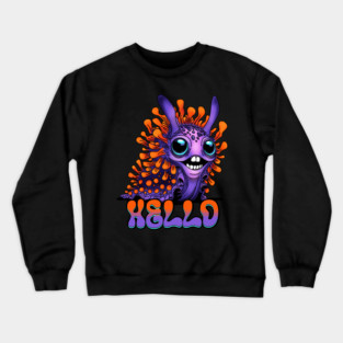 Happy Spanish Shawl Nudibranch Crewneck Sweatshirt