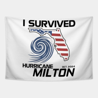 I Survived Hurricane Milton, Florida Tropical Storm Tapestry