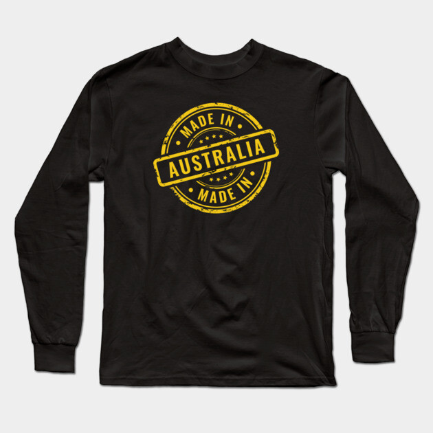 Made In Australia Long Sleeve T-Shirt by Timeless Chaos