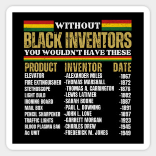 Heroes-of-Black-history Sticker