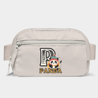 Panda - Animal Letters - Vintage Winter Bag