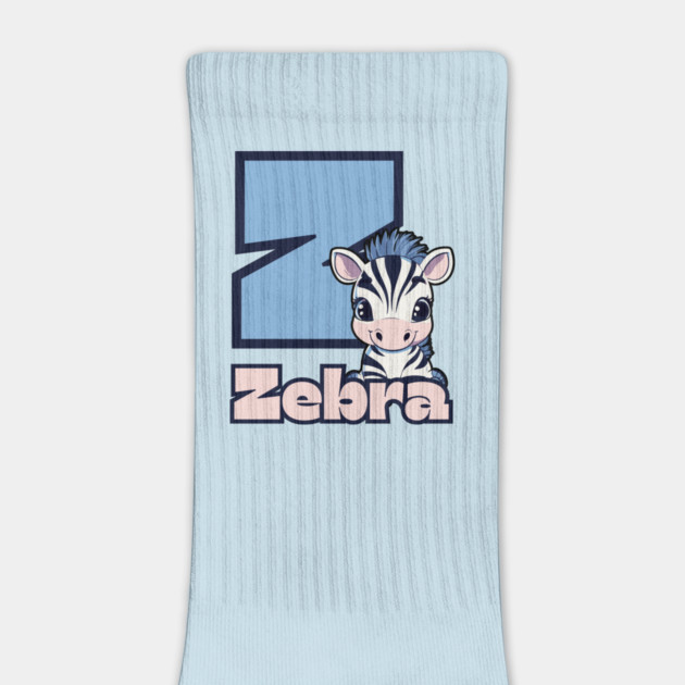 Zebra - Animal Letters - Funny & Cute by TuncGK