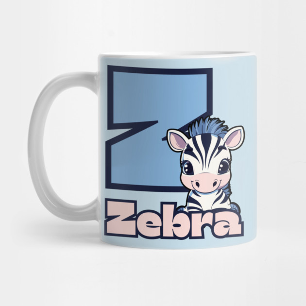 Zebra - Animal Letters - Funny & Cute by TuncGK