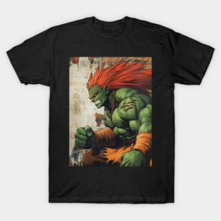 Blanka Street Fighter Fanart T-Shirt
