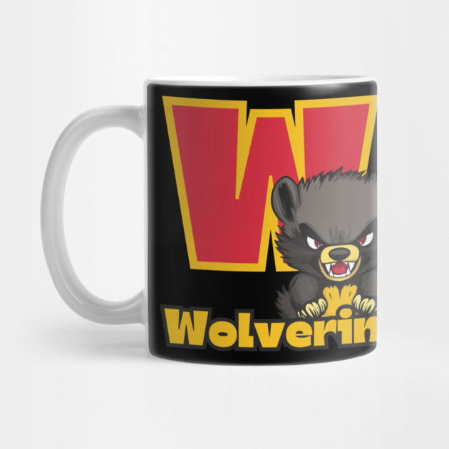 Wolverine - Alphabet Letters - Cute & Funny by TuncGK