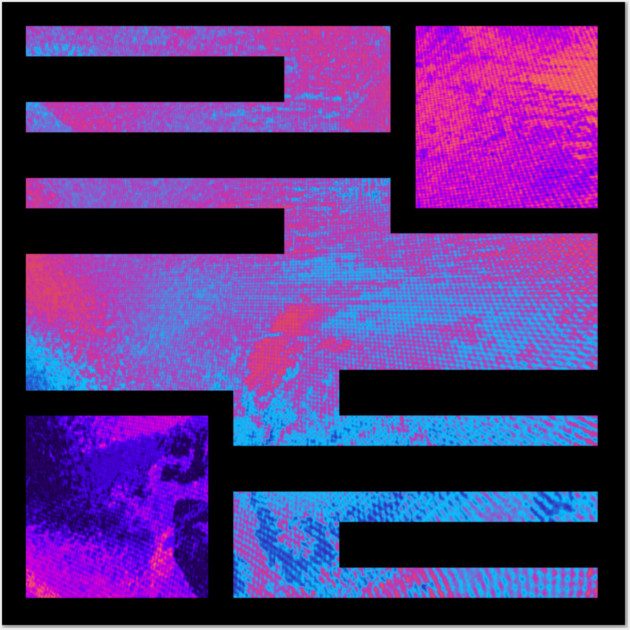 Digital Dissonance Wall Art by casualteesinc