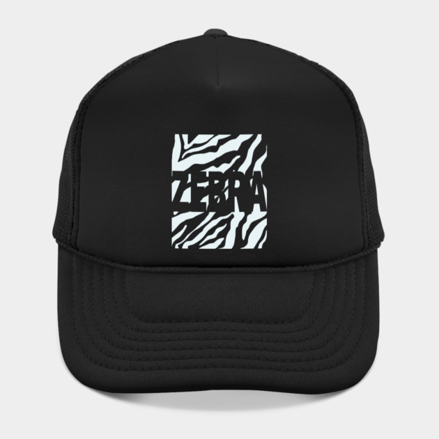 Zebra Pattern - Artistic Minimalist Vector Art - Typography by TuncGK