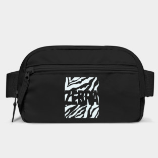Zebra Pattern - Artistic Minimalist Vector Art - Typography Bag