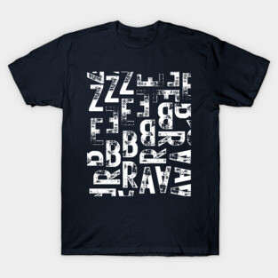 Zebra Mosaic - Typography Art - Postmodern & Grunge T-Shirt