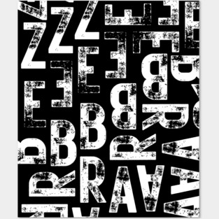 Zebra Mosaic - Typography Art - Postmodern & Grunge Posters and Art