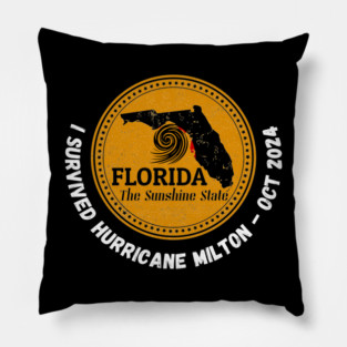 Hurricane milton Pillow