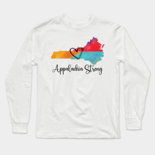 Appalachia Strong - Hurricane Helene Disaster Relief Long Sleeve T-Shirt