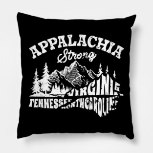 Appalachia Strong, Hurricane Helene, Virginia, Tennessee, North Caroline Pillow