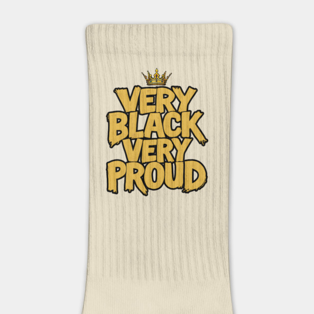 Very Black Very Proud Crown by UrbanLifeApparel