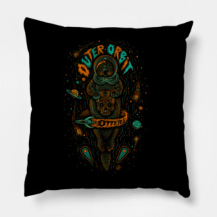 Otter in Space Pillow