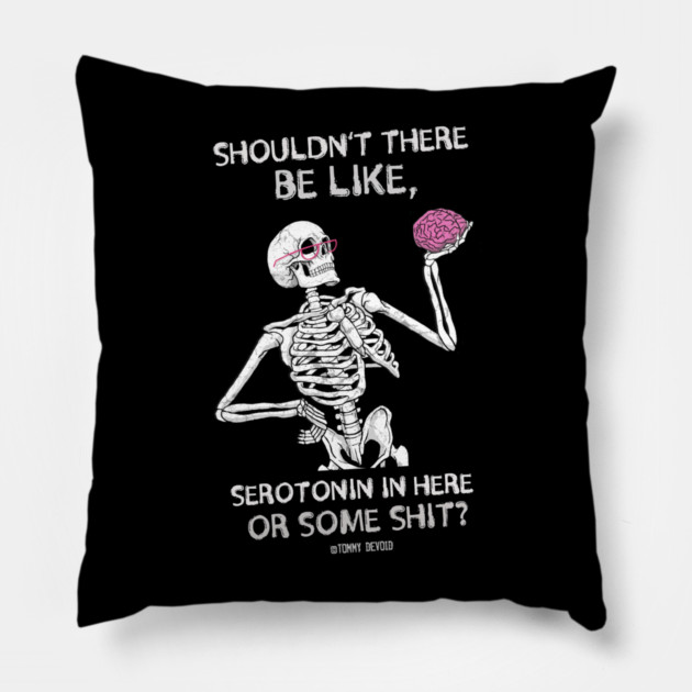 Am I Missing Something? Pillow by Tommy Devoid