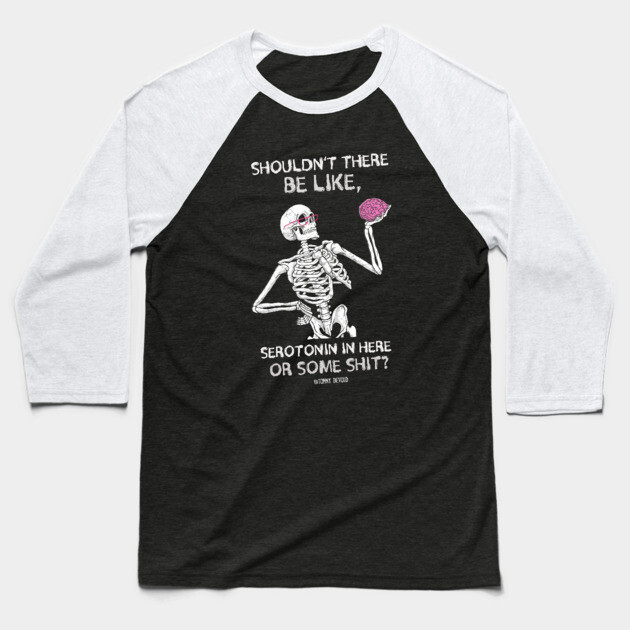Am I Missing Something? Baseball T-Shirt by Tommy Devoid
