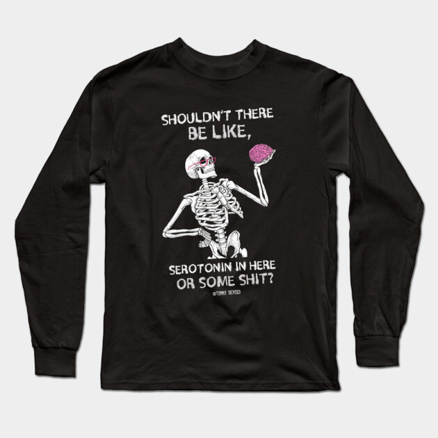 Am I Missing Something? Long Sleeve T-Shirt by Tommy Devoid