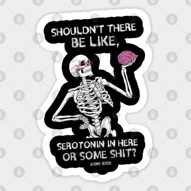 Am I Missing Something? Sticker by Tommy Devoid