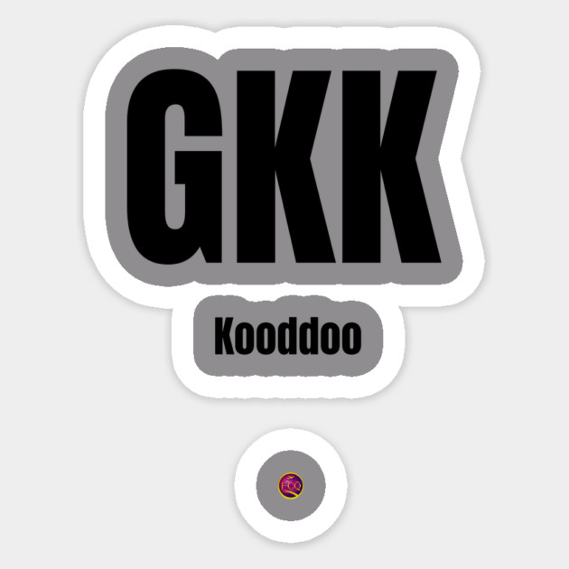 GKK Kooddoo airtport code Sticker by FirstClassQueen