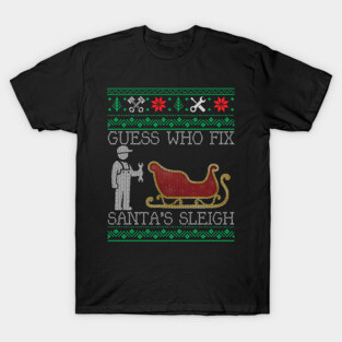 Christmas Auto Mechanic Ugly Christmas Xmas Sweater T-Shirt