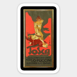 Tosca Opera Sticker
