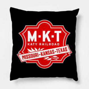 MKT Katy Railroad Pillow