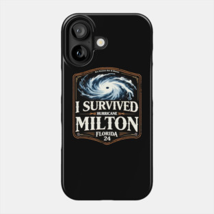 I Survived Hurricane Milton Florida 24 - Eye Voodoo Phone Case