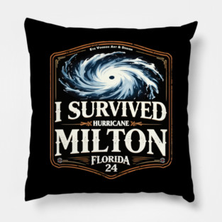 I Survived Hurricane Milton Florida 24 - Eye Voodoo Pillow