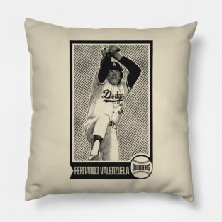 Fernando Valenzuela Card Pillow