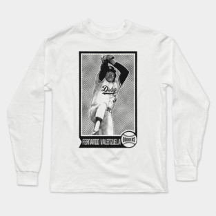 Fernando Valenzuela Card Long Sleeve T-Shirt