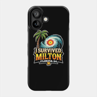 I Survived Hurricane Milton Florida 24 - Eye Voodoo Phone Case