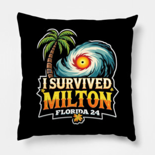 I Survived Hurricane Milton Florida 24 - Eye Voodoo Pillow