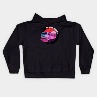 Trains Rights Kids Hoodie