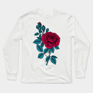 Red rose Long Sleeve T-Shirt