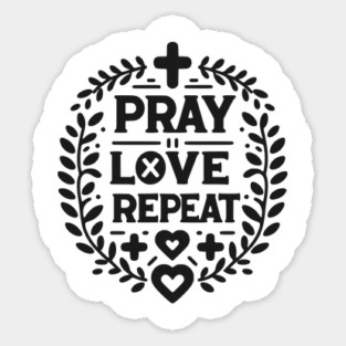 Pray Love Repeat Magnet
