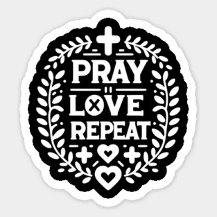 Pray Love Repeat Magnet